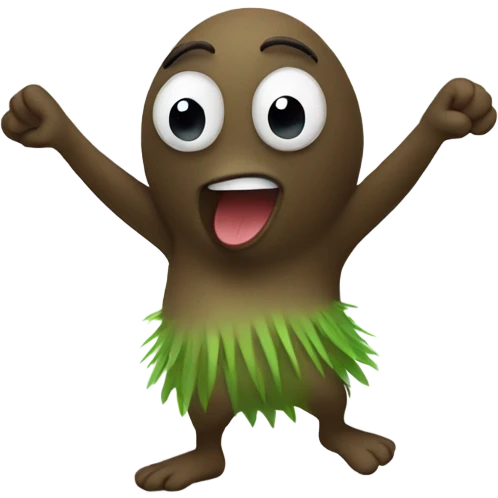 Dancing kiwi emoji