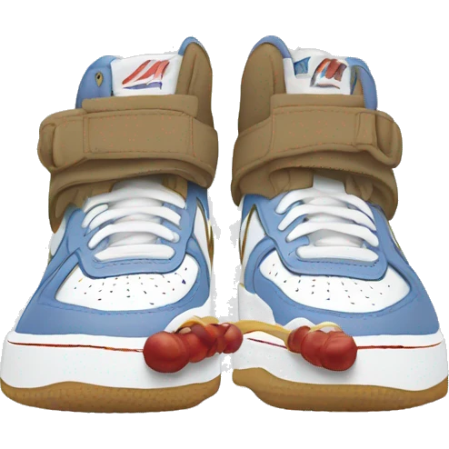 Pair of Air Force 1 emoji