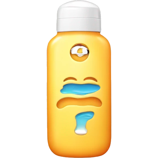 sunscreen bottle emoji