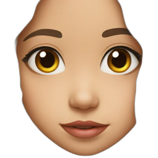 Jenna Ortega's face emoji