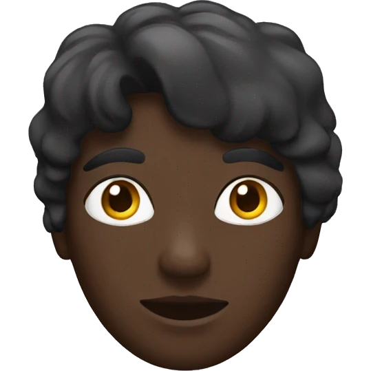 Mascara negra emoji