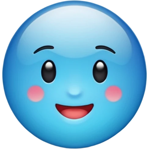 Emoji de verificación azul de tik tok pero que no salga la puntita de la verificación de la tilde que salga todo redondo  emoji