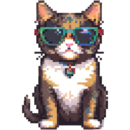 Cat wearing sunglasses emoji