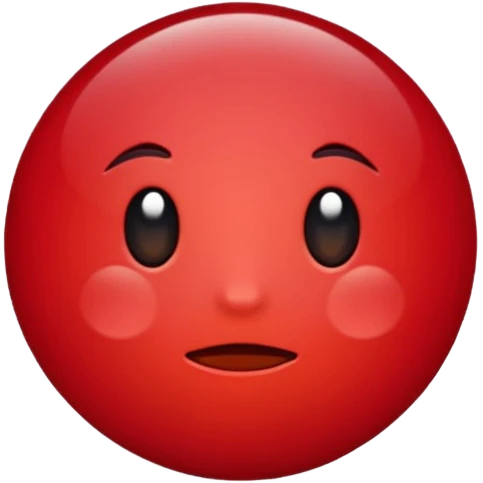Dark Red point emoji