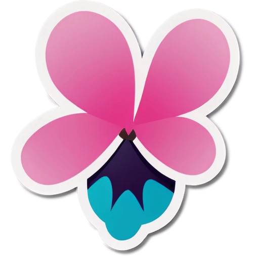 Moño rosa emoji