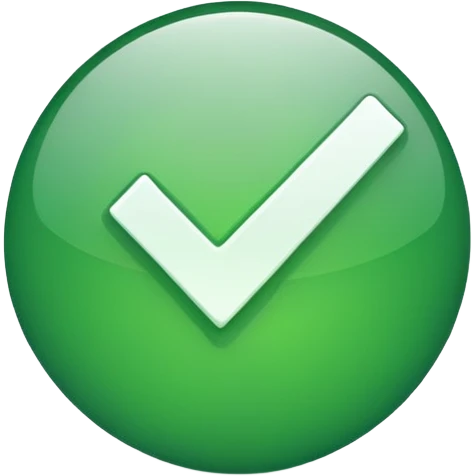 check mark emoji