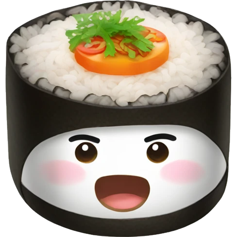 korean kimbab emoji