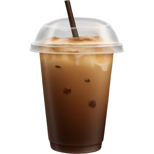 Iced coffee emoji