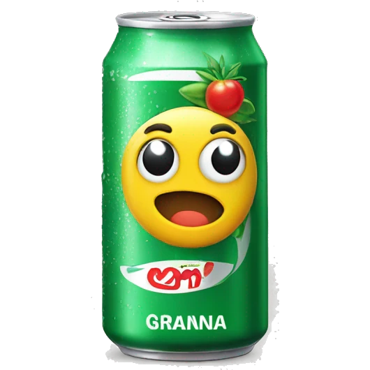 a can of guaraná soft drink emoji