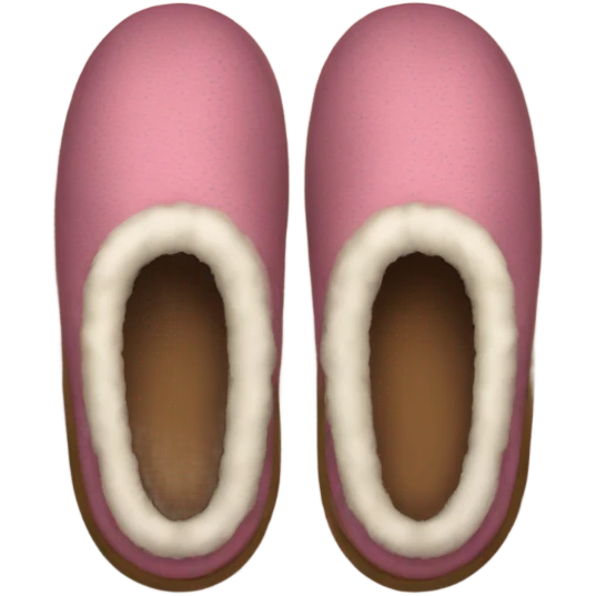 cozy slippers emoji