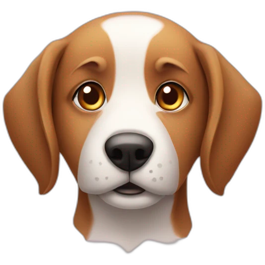 Hund mit Stock emoji