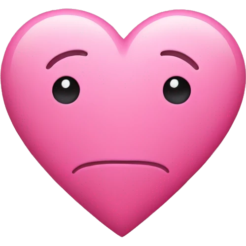 Pink heart emoji