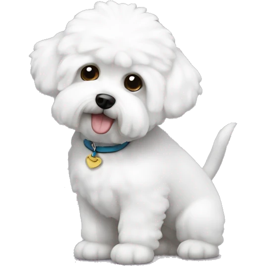 Bichon frise emoji