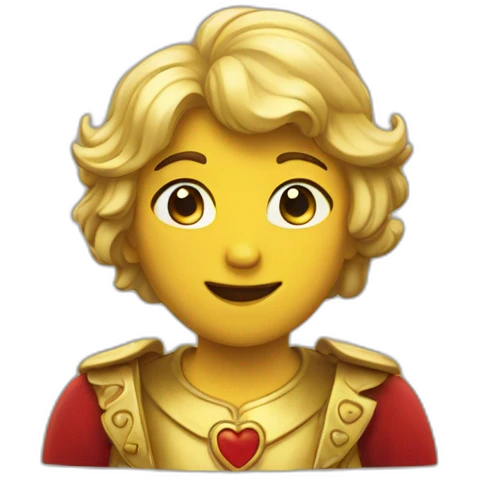 Coeur doré emoji