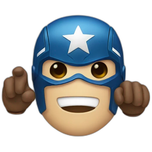 captain-america-smiley-salute emoji