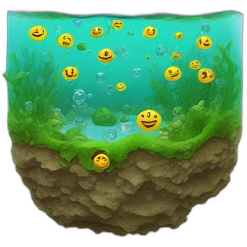 Dissolved organic matter cycling in the water emoji