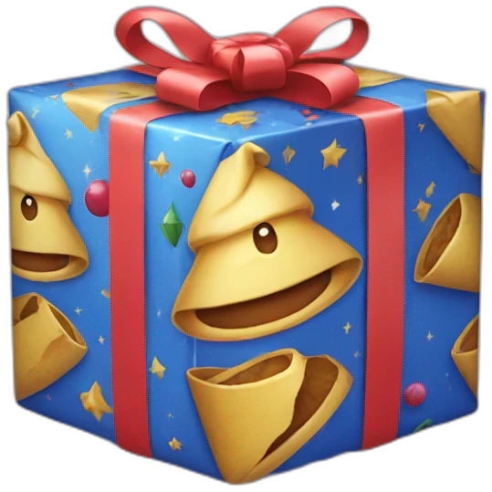 unwrap gift emoji