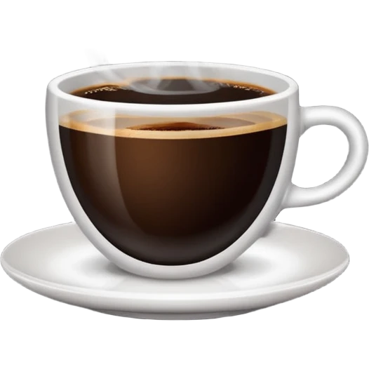 Black coffee emoji