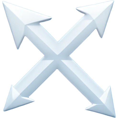 Un cuadrado azul con una flecha en medio emoji