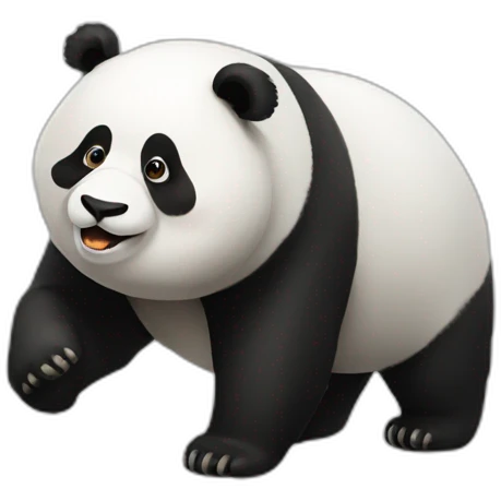 A chonky panda emoji
