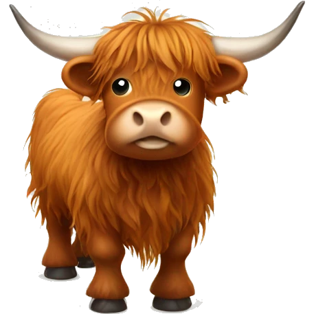 Highland cow emoji