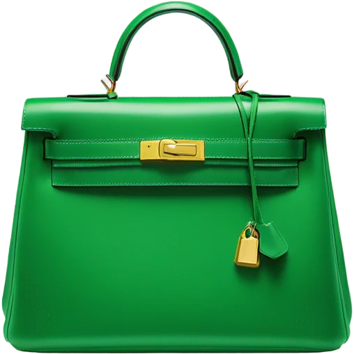 Hermes Kelly green emoji
