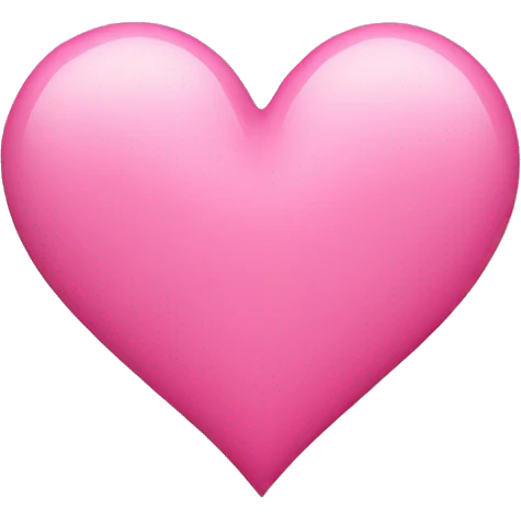 Pink heart  emoji