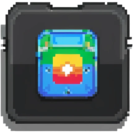 App icon in pixelated style emoji