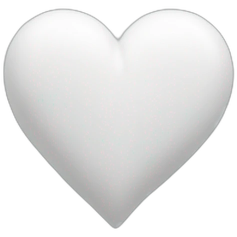 white heart emoji