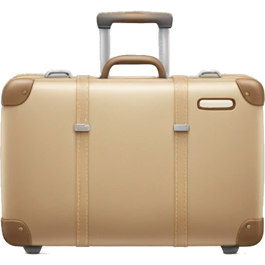 Beige luggage  emoji
