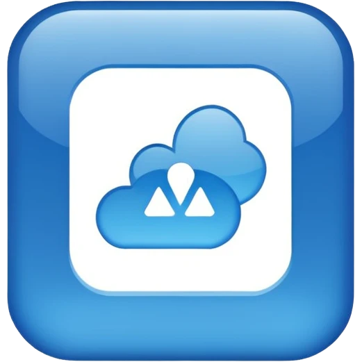 upload data icon for site navigation. emoji