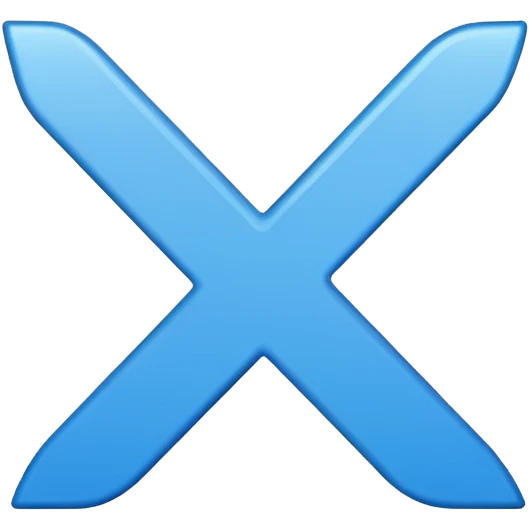 chaeckmark in a blue color emoji