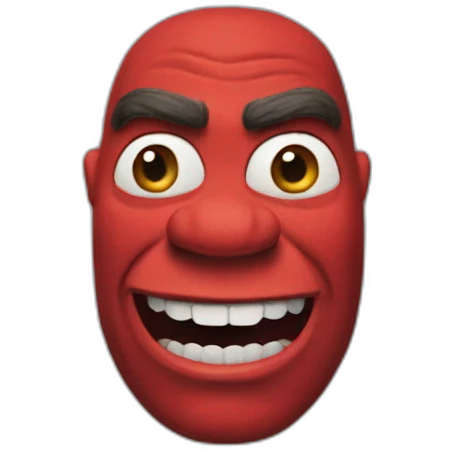 red-shrek emoji