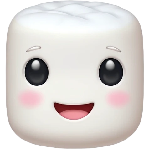 White marshmallow food emoji