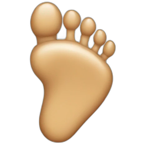 Foot emoji