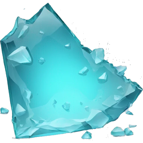 a broken glass emoji