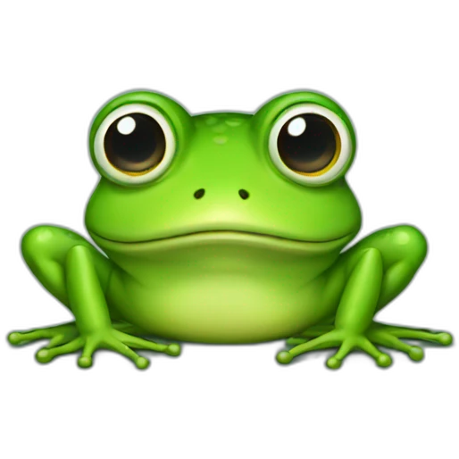 Frog bad emoji