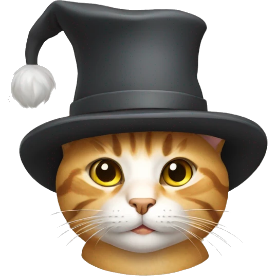 Cat with a hat emoji