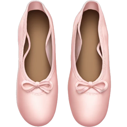 Pale pink ballet shoes emoji