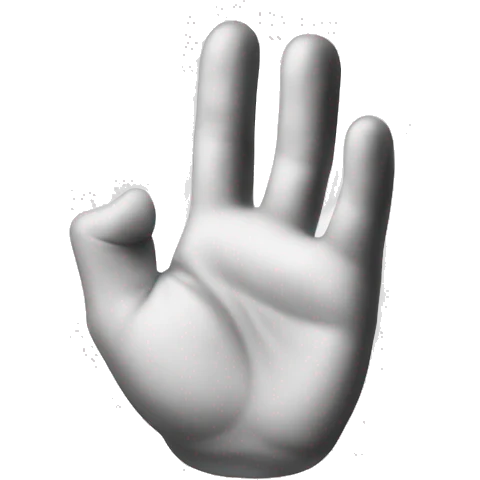 Upside down ok hand gesture emoji