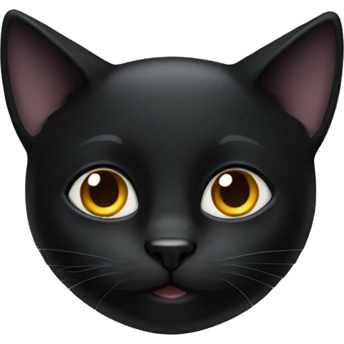 Black cat emoji