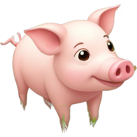 pigs in the grass emoji