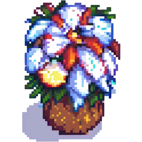 폭죽 (fireworks) pixel art style emoji