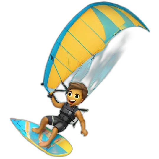 kite surfer emoji