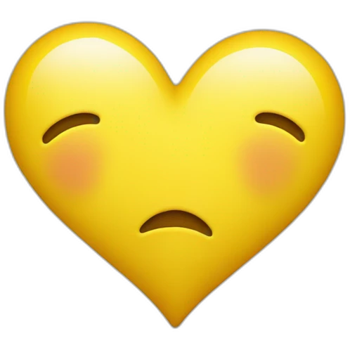 yellow heart emoji
