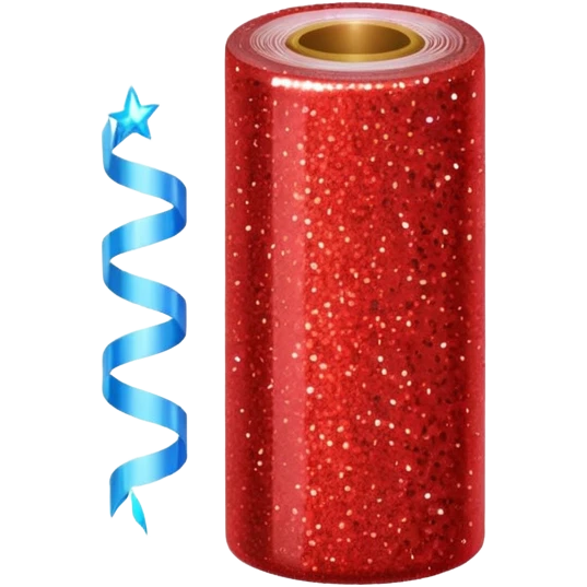 red glitter role emoji