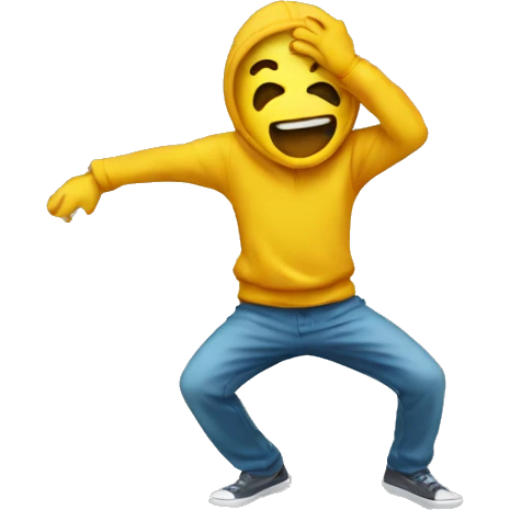 Un dab emoji