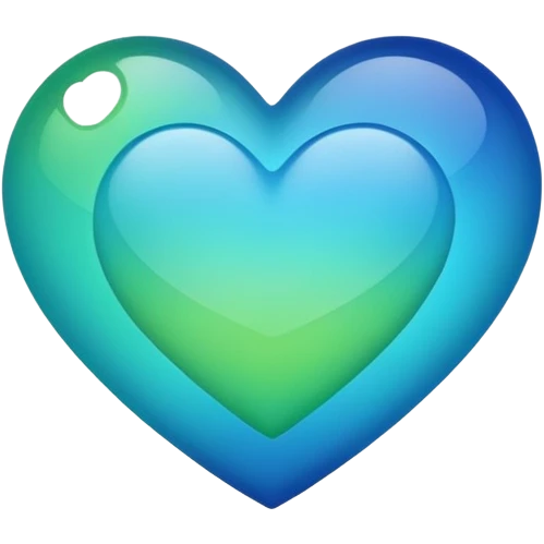  میخام برام اموجی قلب سبز ابی ترکیبشون تو ی ایموجی emoji