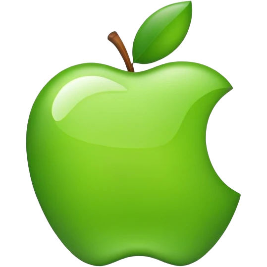 AI tool symbol, apple emoji style emoji