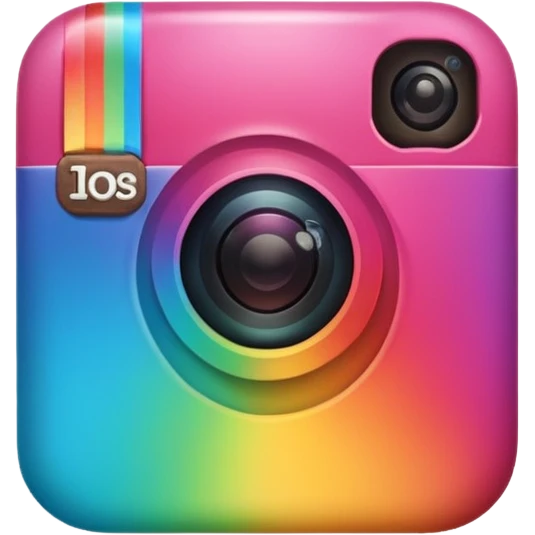 Genarate me png type emoji of instagram Logo I want the emoji exactly looking like instagram logo emoji